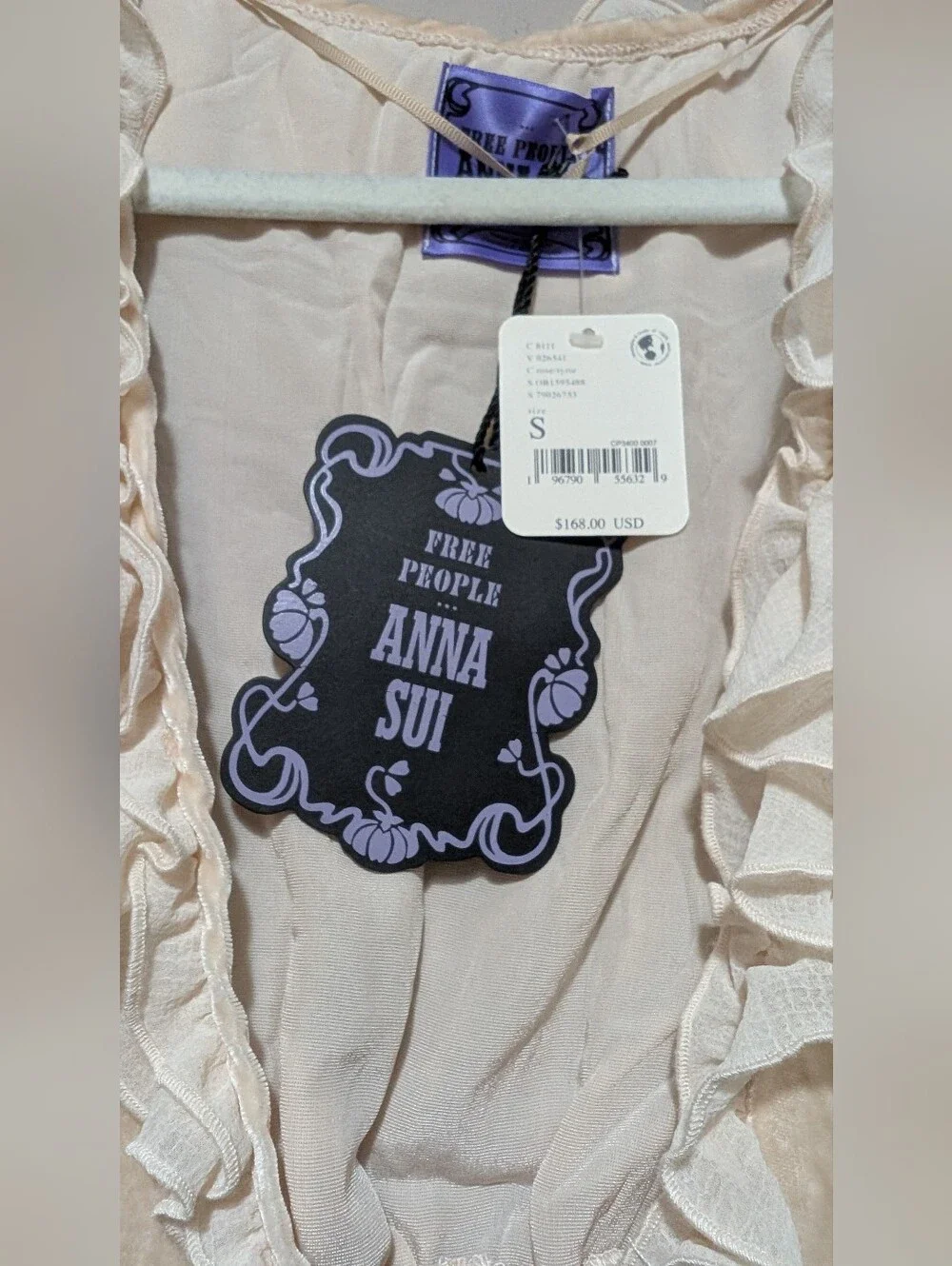 FP x Anna Sui Lilly Solid Velvet Top
